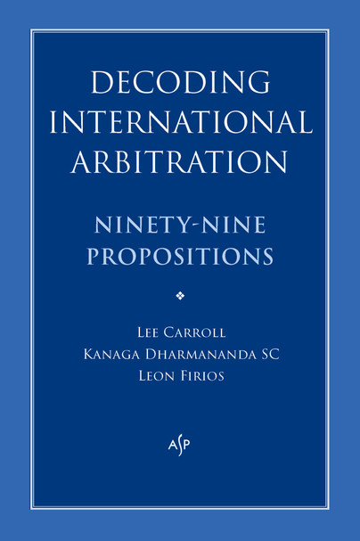 Decoding International Arbitration Cover