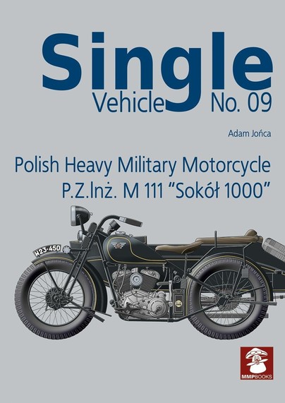 Single Vehicle Polish Heavy Military Motorcycle P.Z.INŻ. M 111 