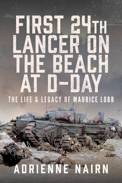 First 24th Lancer on the Beach at D-Day