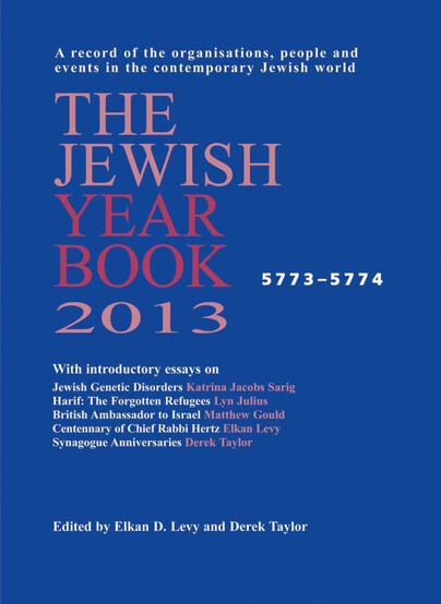 The Jewish Year Book 2013 Cover