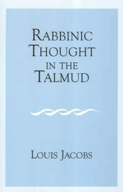 Rabbinic Thought in the Talmud Cover