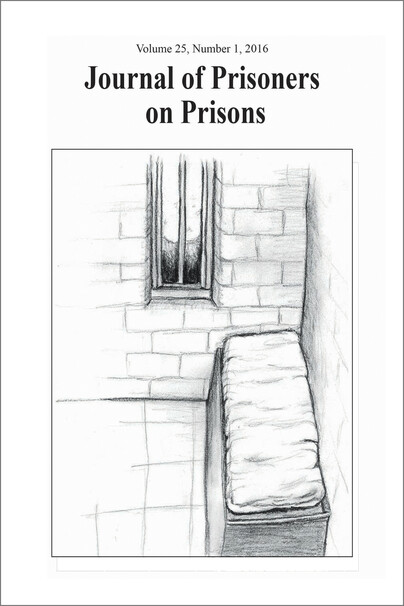Journal of Prisoners on Prisons, V25 # 1 Cover