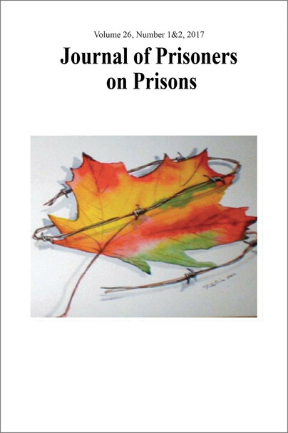 Journal of Prisoners on Prisons, V26 #1&2 Cover