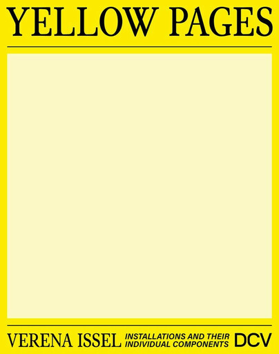 Verena Issel – Yellow Pages Cover