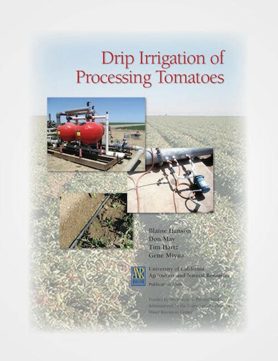 Drip Irrigation of Processing Tomatoes