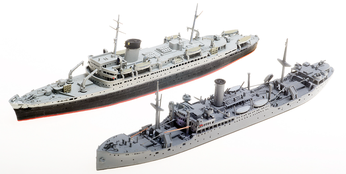1/1200 WWII Japanese Cruiser Mogami 3D Printed Gray 