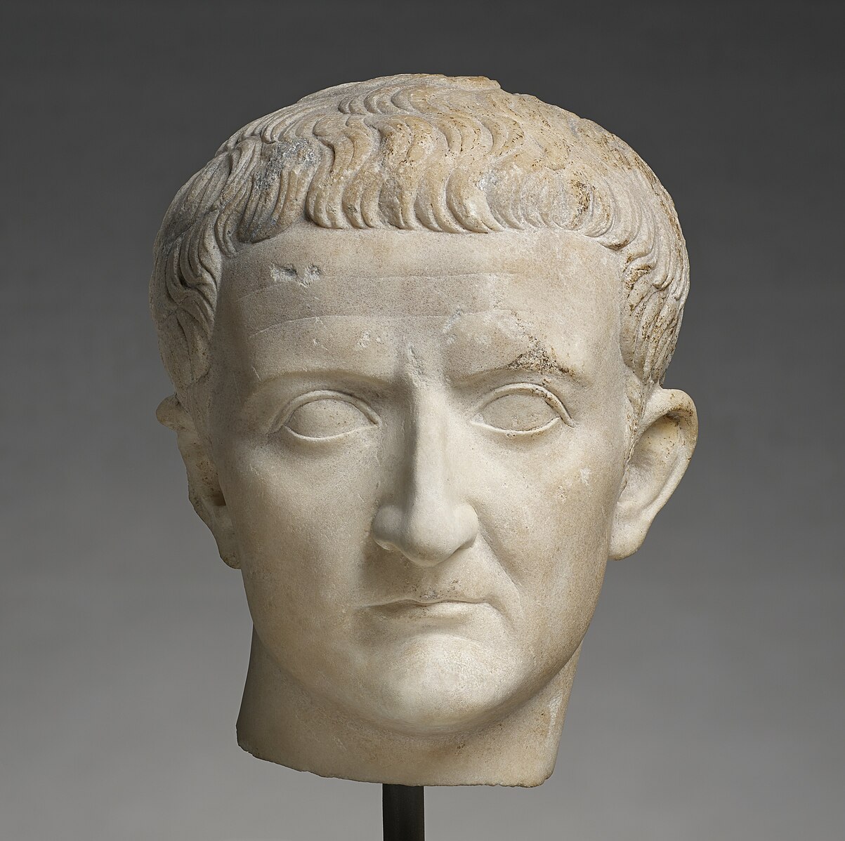 Portrait head of Tiberius