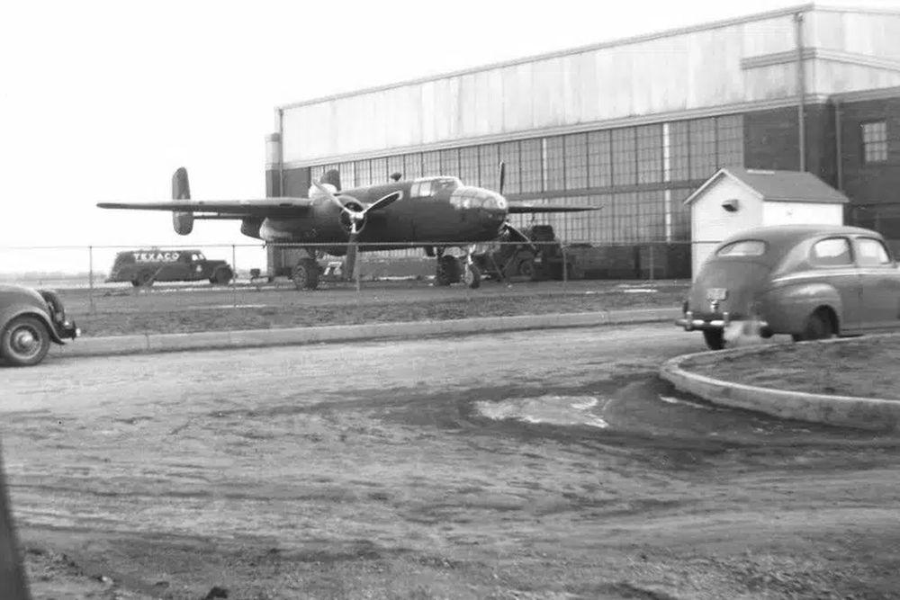 The B-25s were modified in February 1942 at Mid-Continent Airlines in Minneapolis, Minnesota, where, among other changes, the fuel tanks were significantly enlarged to cover the required distance of the Doolittle Raid.