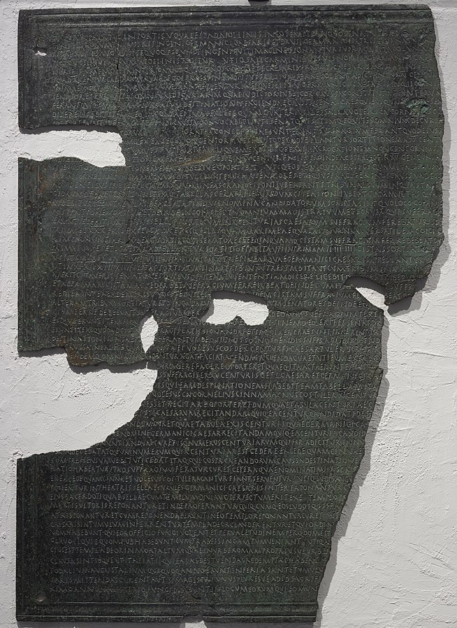 Tabula Hebana - Museo Archeologico della Maremma, Grosseto