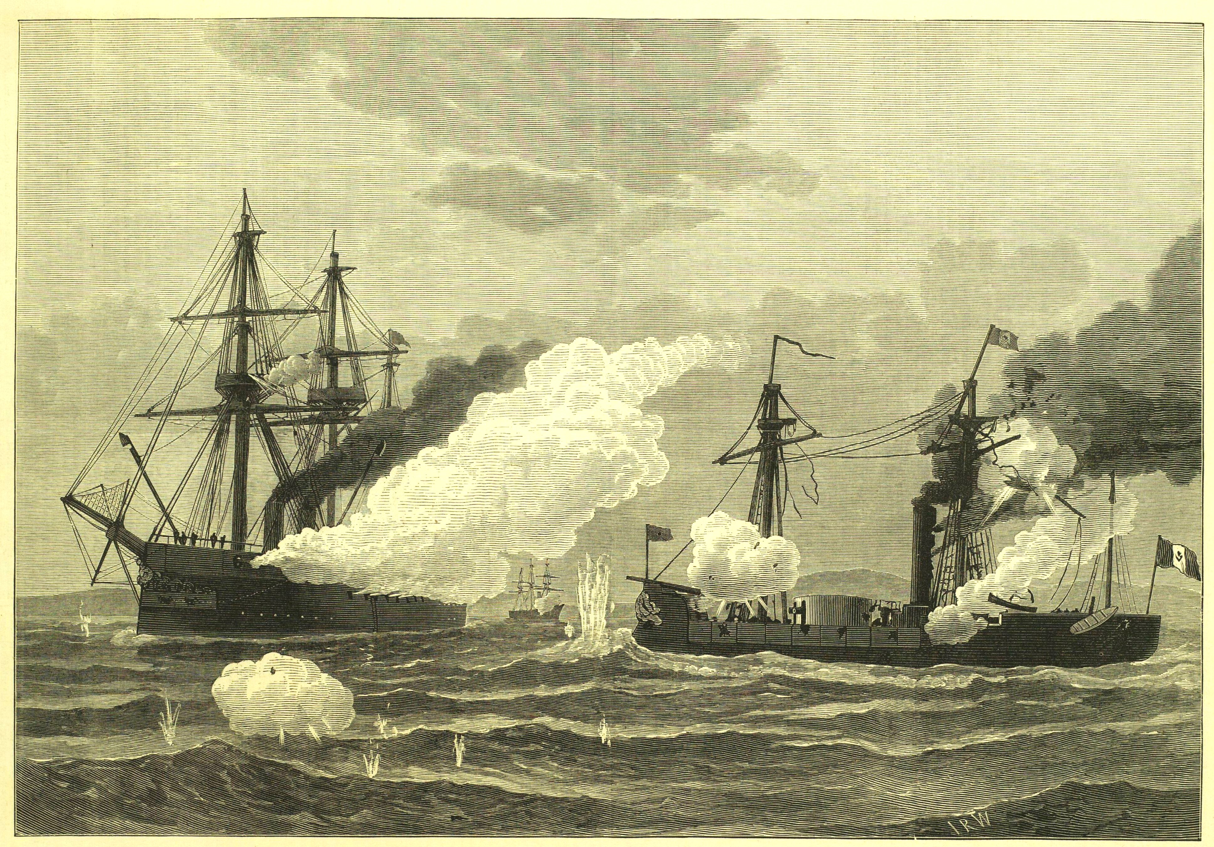 Fighting the Huáscar