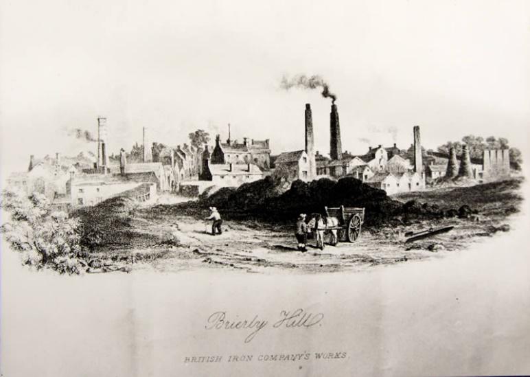 Iron works at Brierly Hill
