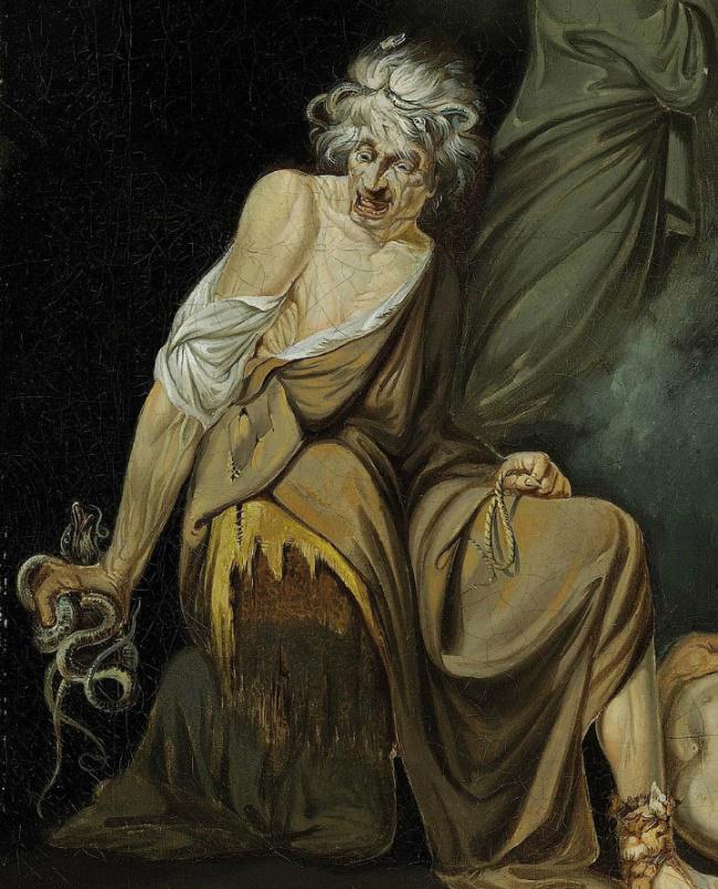 John Hamilton Mortimer’s depiction of Erictho, c. 17th Century